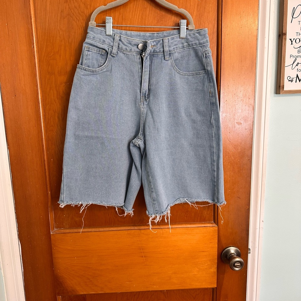 Source Unknown Light Blue Denim Jean Shorts